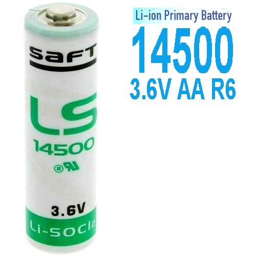 Saft Batterie 3.6v Lithium Li-SOCI2 LS 14500 Pile // 3.6volt Taille AA Sans  Emballage à prix pas cher