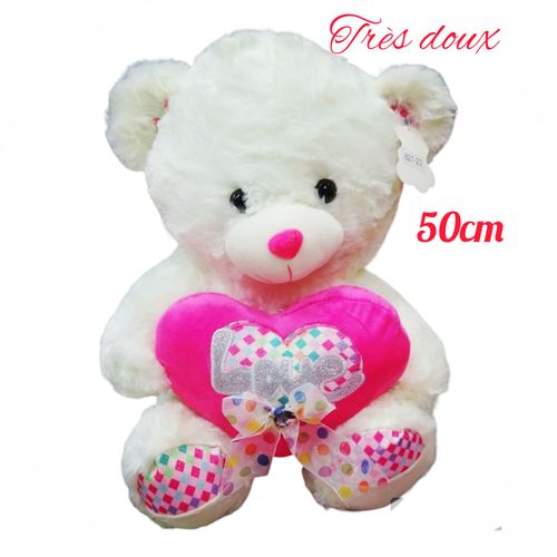 Generic Nounours peluche en ours tres doux 50cm cadeau saint valentin a prix pas cher Jumia Maroc