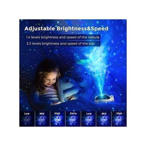product_image_name-Generic-Astronaute Galaxy Projecteur, Veilleuse Étoile LED Plafond Éclairé avec Télécommande-6