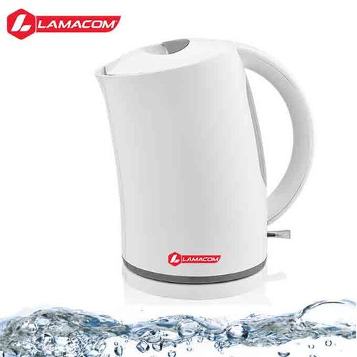 Lamacom Bouilloire électrique Max 1.8 Litres en Plastique, Plaque