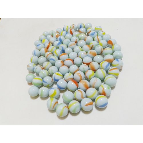 Generic Set de 160 billes zébrées blanches Belles billes pour jeux