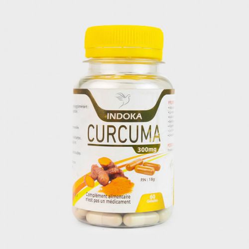 INDOKA Curcuma 300mg 60 gélules - Anti-inflammatoire & Antioxydant