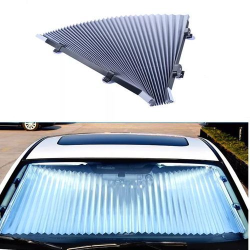 Generic pare-soleil rétractable et pliable pour pare-brise de voiture,  rideau de protection solaire Anti-UV à prix pas cher