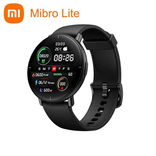 Mibro Lite – montre connectée pour hommes et femmes, écran Amoled