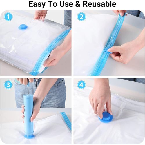product_image_name-Generic-Sacs de Rangement Sous Vide pour Vêtements, Literie, Gain de Place, Paquet Scellé, Pliable, Compressé-2