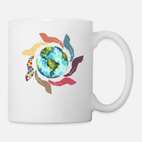 product_image_name-Generic-Autism Awareness Hand Mug, Haut Qualité , كأس ,كوب مخصص ,هدية عيد ميلاد-1