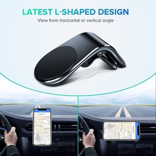 product_image_name-Generic-Metal Magnetic Car Phone Holder Mini Air Vent Magnet Mount Mobile Support Smartphone Stand For Phone 11 Pro 8 7 Samsung - Black-5