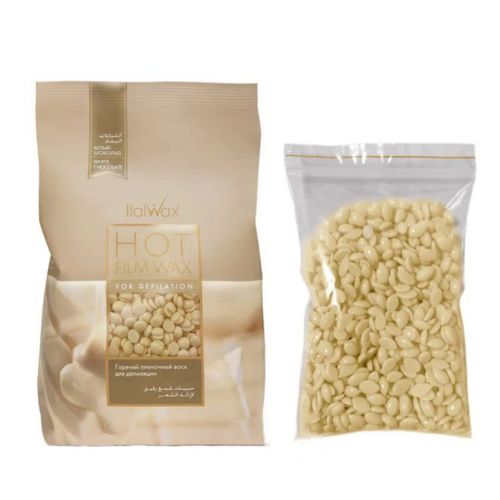 product_image_name-Italwax-Perles de cire dure pour l'épilation, Formulation naturelle idéale pour tous les types de peau, Arôme vanille, Les zones intimes, les aisselles, 1 kg-1