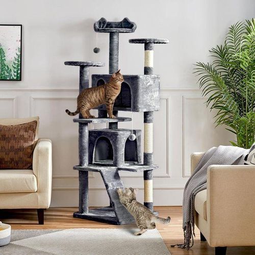 product_image_name-Generic- Grand arbre Griffoir pour Chats avec 7 Niveaux - 170x70x65 CM -2