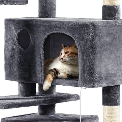 product_image_name-Generic- Grand arbre Griffoir pour Chats avec 7 Niveaux - 170x70x65 CM -4