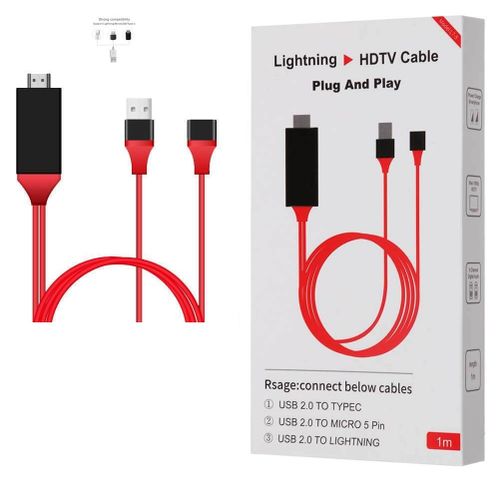 product_image_name-Lightning-3IN1 كابل الهاتف المحمول إلى HDTV للإضاءة، وميكروفون ونوع C ودائرة الرقابة الداخلية HDMI كابل 1M عالمية محول الهاتف لHDTV-1