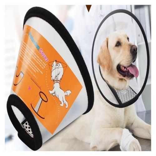 Pet Anti Bite Pet Protective Collar Shower Dog Cat Wound Healing Protection Cover Cone Shape a prix pas cher Jumia Maroc