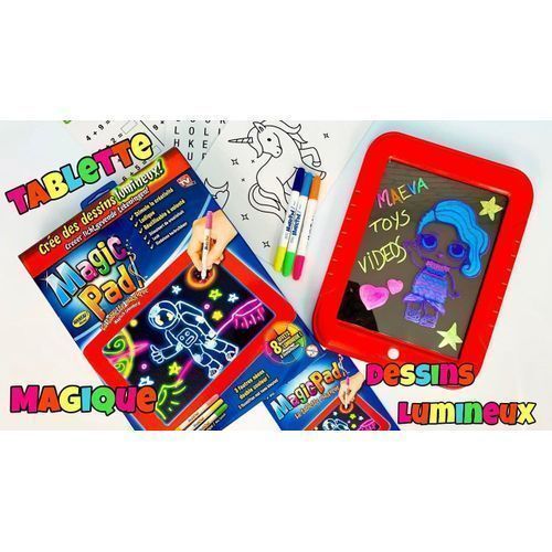 Generic Magic Pad : Tablette lumineuse de coloriage et dessin pour enfants  à prix pas cher