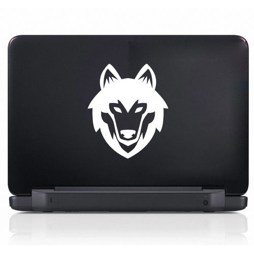 Stickers Sticker Wolf head stickers ordinateur portable autocollant  Blanc-SL048 à prix pas cher