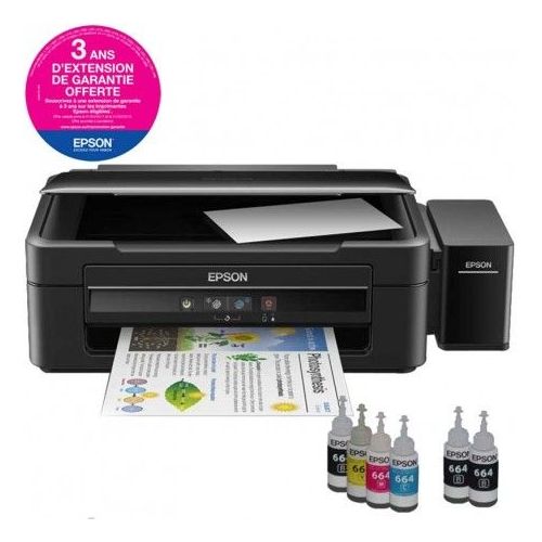 Epson Imprimante Economique Multifonction Ecotank L382 3 En 1 Couleur A4 13000 P Noir 6500 P 8726