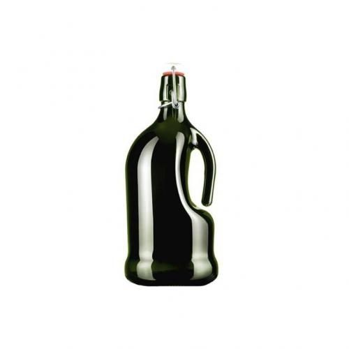 Generic Bouteille d'huile en verre foncé avec Bouchon mécanique 1 litres à  prix pas cher