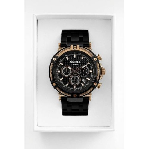 product_image_name-Generic-SKMEI Montre Homme Étanche Analogique Quartz Chronographe Lumineuses Date Grand Cadran Classique Mode Affaires Montres Bracelet en Acier-1