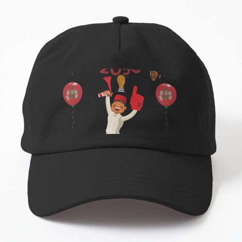 product_image_name-Generic-Le football marocain - unir le monde 5 casquette noire personnalisé-1