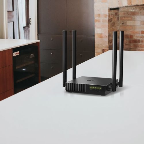 product_image_name-TP-Link-Point d'Acces 1200Mbps Dual Band Wi-Fi - Access Point , Répéteur WiFi 2 in 1 Archer C54-4