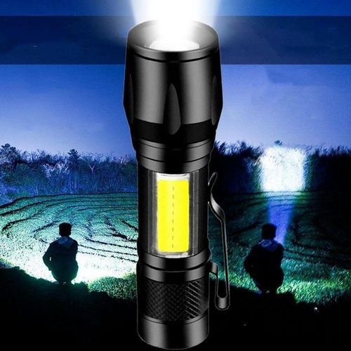 product_image_name-Generic-2 Lampe de Poche Rechargeable Haute Puissance - Mini Torche à Zoom pour Camping et Activités en Plein Air-3