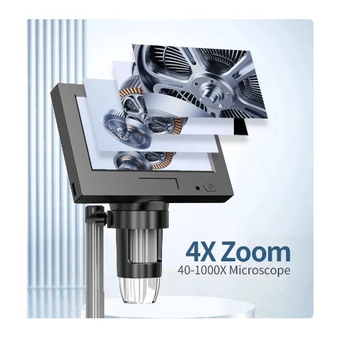product_image_name-Generic-microscope numérique avec 8 LED, LCD 4.3 pouces, 1080P, avec support -3