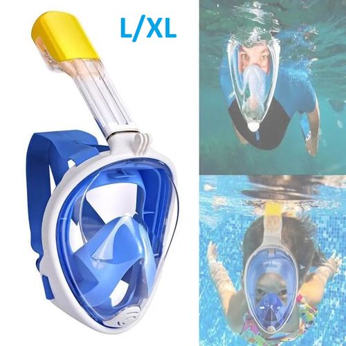 Generic Masque snorkel de Plongée Antibrouillard Plein Visage pour Adulte  Taille L/XL à prix pas cher