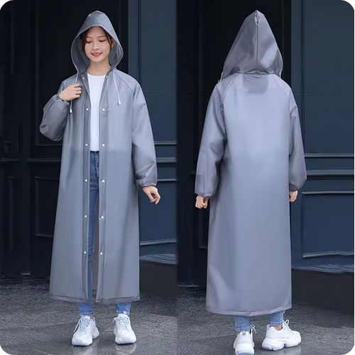 Manteau de pluie transparent 2025