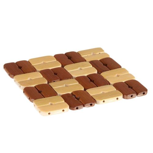 product_image_name-Generic-مجموعة من 3 أواني خشبية 13x13 سم، حماية حرارية للطاولة والمطبخ – تصميم طبيعي-4