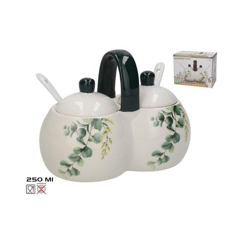 Generic Set de 2 pots à condiments