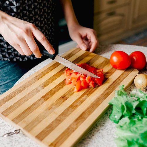 product_image_name-Generic-Planche à découper/bloc en bois de bambou épais 26 cm x 36 cm x 1,8 cm-1