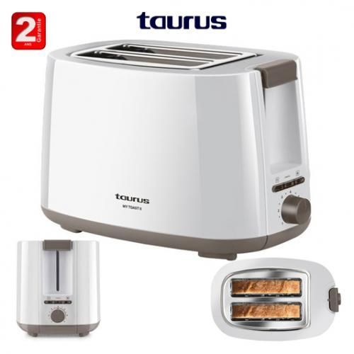 Taurus Grille-pain Mytoast II 750W 2fentes 7niveaux de brunissage Température ajustable