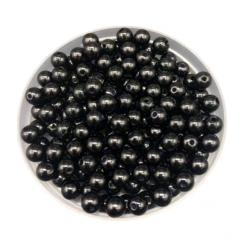 Generic Perles noires brillantes pour la fabrication de bijoux à prix pas  cher