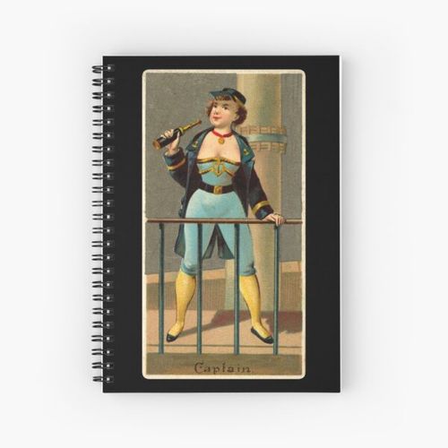 product_image_name-Generic-Captain - Remastered Vintage Artwork from 1887 Spiral Notebook Bloc note-1