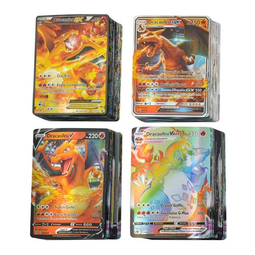 Pokemon 40pcs Cartes Pokemon VMAX GX EX V Brillantesة, meilleure vente à  prix pas cher