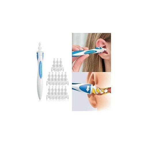 Q-Grips Kit de Nettoyage d'Oreille en Spirale pour Enlever le Cérumen,  Nettoyeur de Cérumen en Spirale, Nettoyeur de Cérumen avec 32 Têtes de