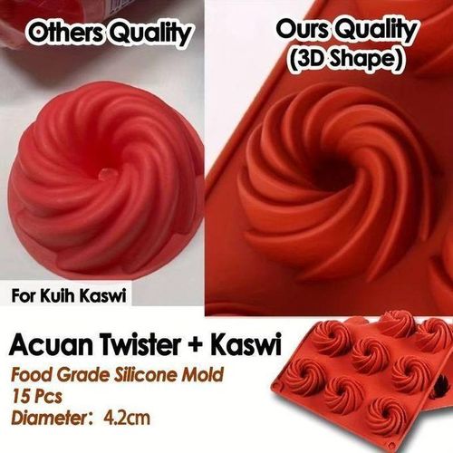 product_image_name-Generic-Moule à mini Bundt 3d en silicone gâteau 15 Cavités-1