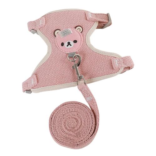 product_image_name-Generic-Harnai avec Laisse pour Petit Chien et Chat Ajustable – Tissu Respirant-1