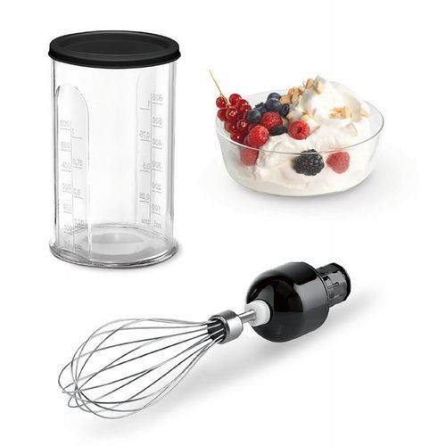 CLEVER MIXX600 Mixeur plongeant 3 en 1 en INOX Avec Bol 600ml+Hachoir XL et  batteur