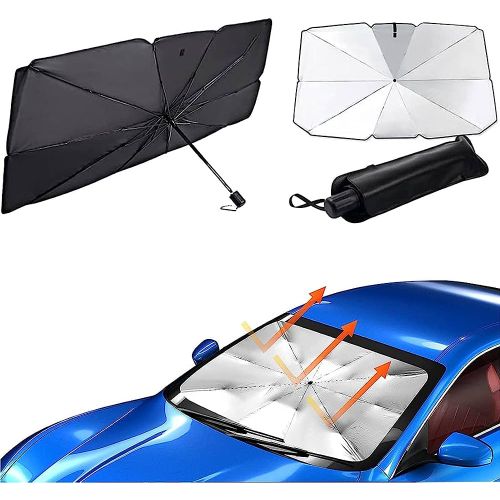 Pare-soleil / parapluie de voiture - Pare-brise intérieur de voiture -  Pliable - | bol