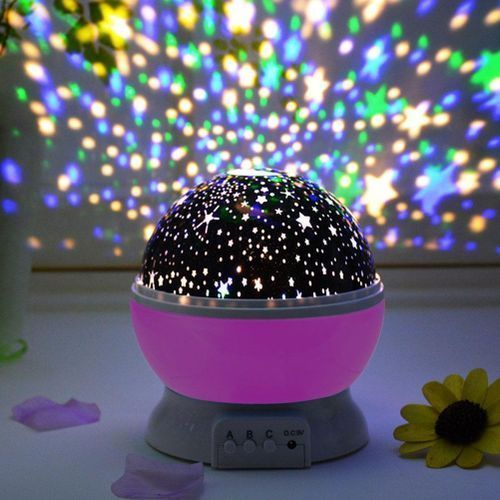 Star Master Projecteur LED avec ciel étoilé et lune, lampe rotative,  ambiance romantique, idéal pour la chambre d'un enfant ou comme cadeau à  prix pas cher