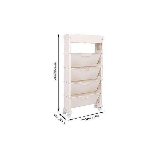 product_image_name-Generic-Chariot De Rangement À Roulettes Pour Maison Et Bureau-8