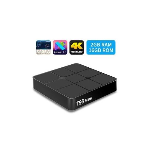 T96 مارس صندوق التلفزيون الذكي amlogic S905W رباعية النواة 2 جيجابايت رام 16 جيجابايت rom 7.1 بلوتوث wifi h.265 3d 4