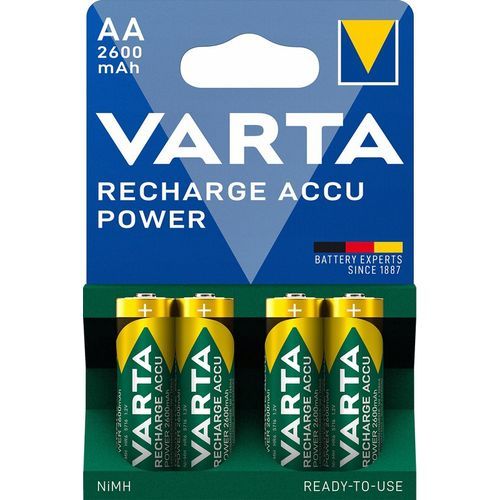 product_image_name-VARTA-Blister de 4 Batteries Rechargeables Taille  AA Capacité 2600 mAh, 4 Piles-1