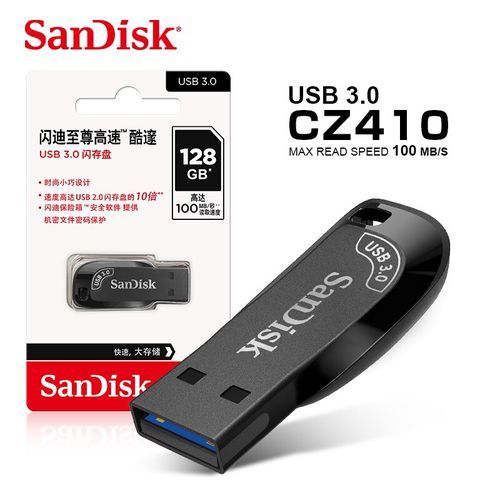 Sandisk Clé Usb 3.0 , support à mémoire de 128 go 100 mo/s,Ultra rapide à  prix pas cher