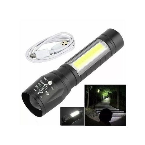 Lampe torche LED Rechargeable par USB, support de travail en plein