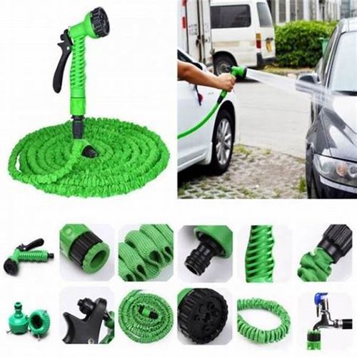 Magic Hose Tuyau d'Eau Extensible 30m + Pistolet Eau Verte