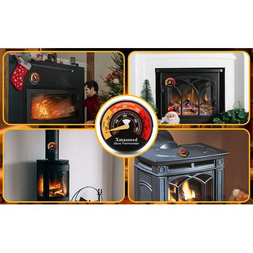 product_image_name-Generic-Thermomètre magnétique de poêle à bois, thermomètre de température de four et de plaque de cuisson, poêle à gaz, poêle à granulés, évitant d'endommager le ventilateur du poêle par la surchauffe-5