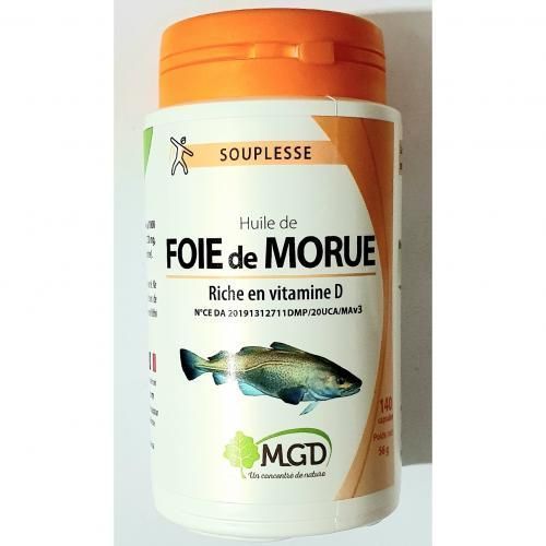 Huile de foie de morue - fortifiant naturel omega 3