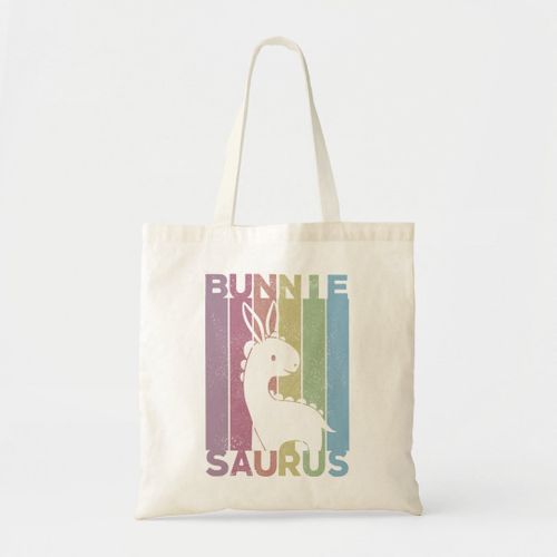 product_image_name-Generic-Tote Bag Bunnysaurus Cute Dinosaur de Pâques Pastel Retro Unique, haute qualité-1