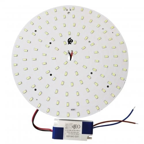 Generic Plafond magnétique cercle lumière lampe carte PCB 220v circulaire  panneau à prix pas cher